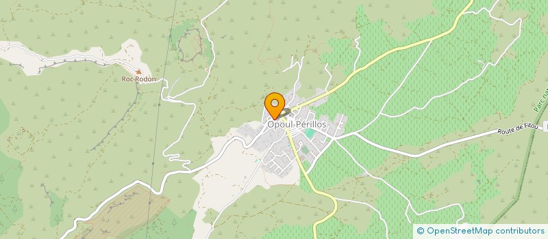 localisation de l'entreprise SCI LES LAURIERS ROSES  OPOUL-PERILLOS