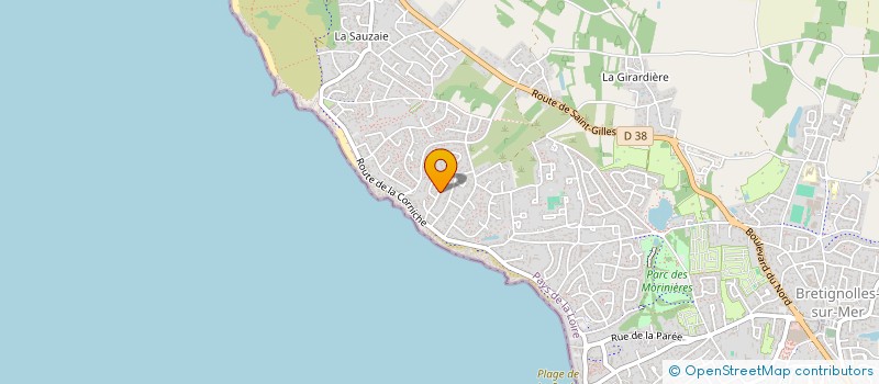 localisation de l'entreprise SCI LES LAURIERS ROSES à BRETIGNOLLES-SUR-MER