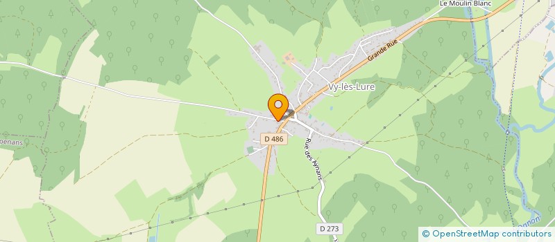 localisation de l'entreprise SCI LES LAURIERS ROSES  VY-LES-LURE