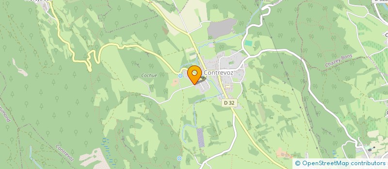localisation de l'entreprise SCI LES LAUZES à CONTREVOZ