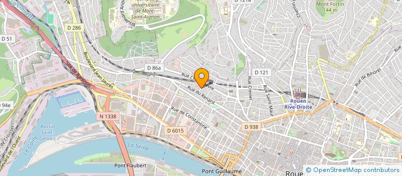 localisation de l'entreprise SCI LES LAUZIERES  ROUEN