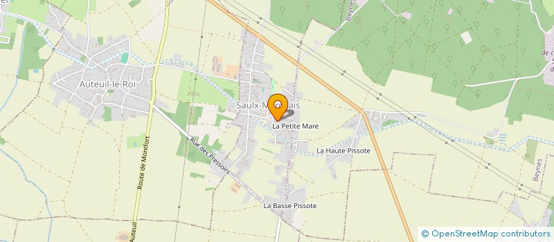 localisation de l'entreprise SCI LES LAVANDES  SAULX-MARCHAIS