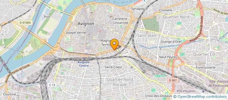 localisation de l'entreprise SCI LES LAVANDES  AVIGNON