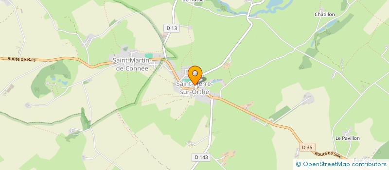 localisation de l'entreprise SCI LES LAVANDES  VIMARTIN-SUR-ORTHE