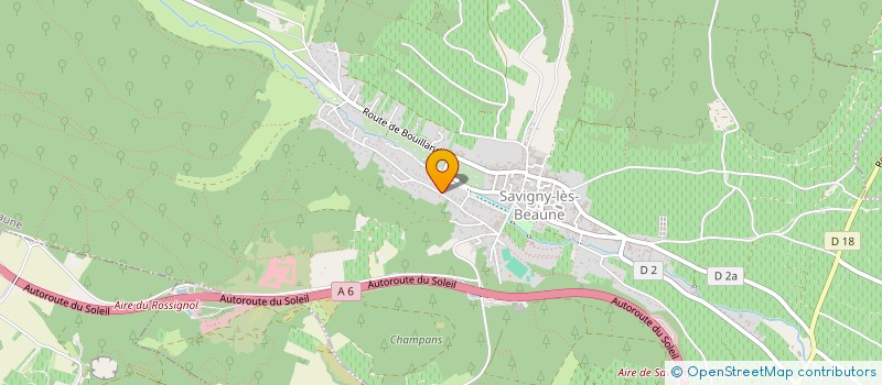 localisation de l'entreprise SCI LES LAVANDES  SAVIGNY-LES-BEAUNE