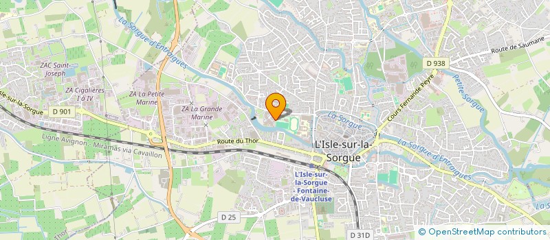 localisation de l'entreprise SCI LES LAVANDES  L'ISLE-SUR-LA-SORGUE