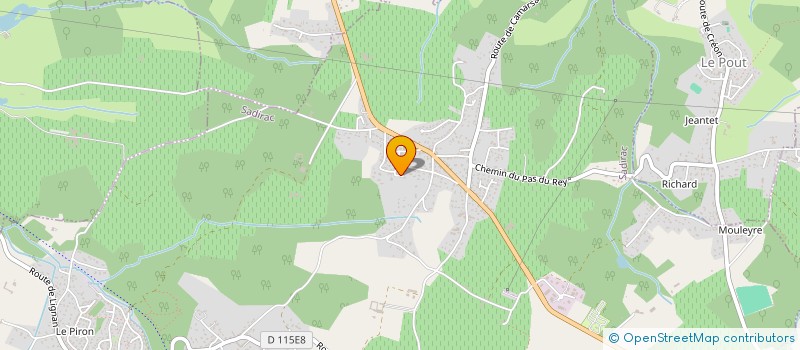 localisation de l'entreprise SCI LES LAVANDIERES  SADIRAC