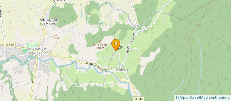 localisation de l'entreprise SCI LES LAVANDINS  MANAS