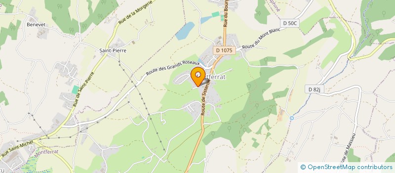 localisation de l'entreprise SCI LES LAVARETS  MONTFERRAT