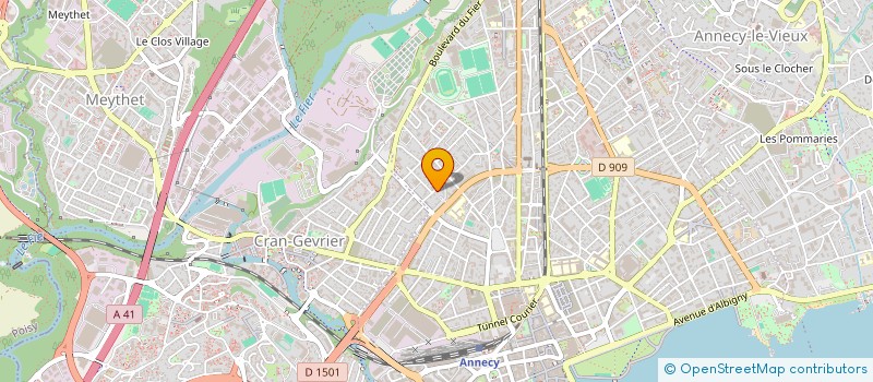 localisation de l'entreprise SCI LES LAVEZZI à ANNECY