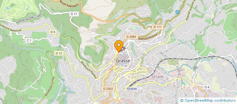 localisation de l'entreprise SCI LES LAVOIRS DE LA FOUX à GRASSE