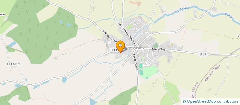 localisation de l'entreprise SCI LES LEMONS  VASLES