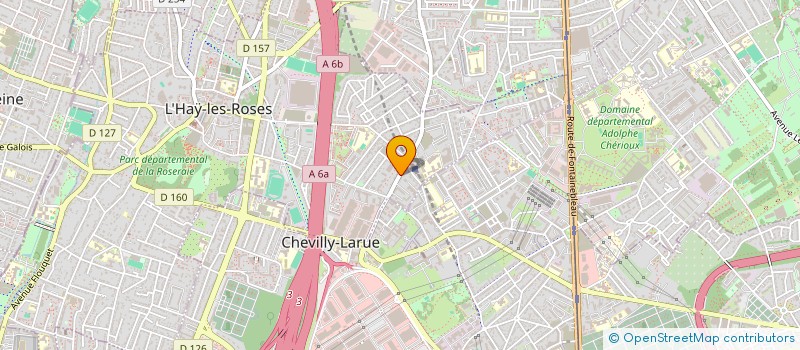 localisation de l'entreprise SCI LES LEVREAUX  L'HAY-LES-ROSES