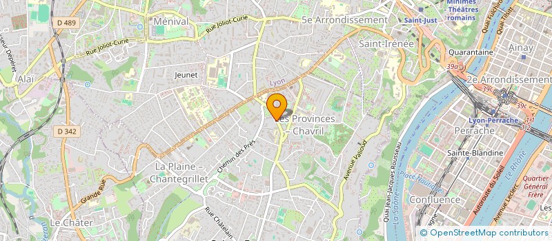 localisation de l'entreprise SCI LES LHORMETS  SAINTE-FOY-LES-LYON