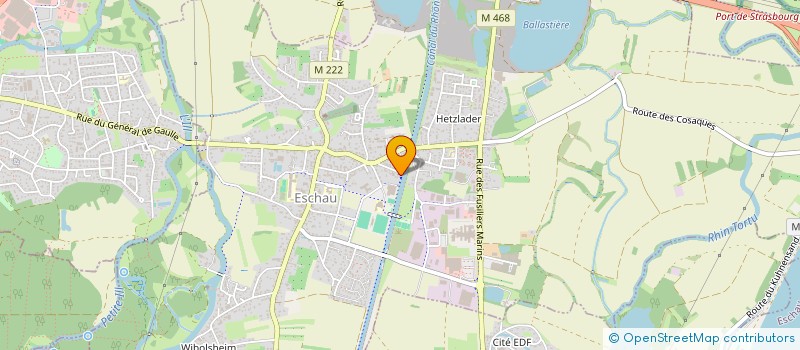 localisation de l'entreprise SCI LES LIBELLULES  ESCHAU