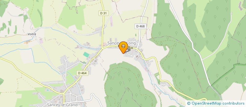 localisation de l'entreprise SCI LES LIBELLULES  SANCEY