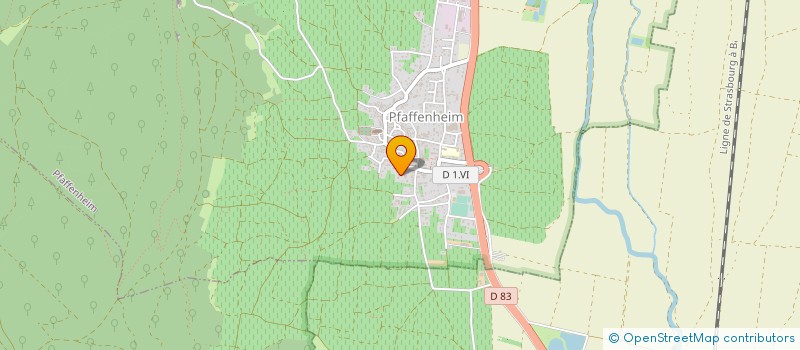 localisation de l'entreprise SCI LES LIBELLULES  PFAFFENHEIM