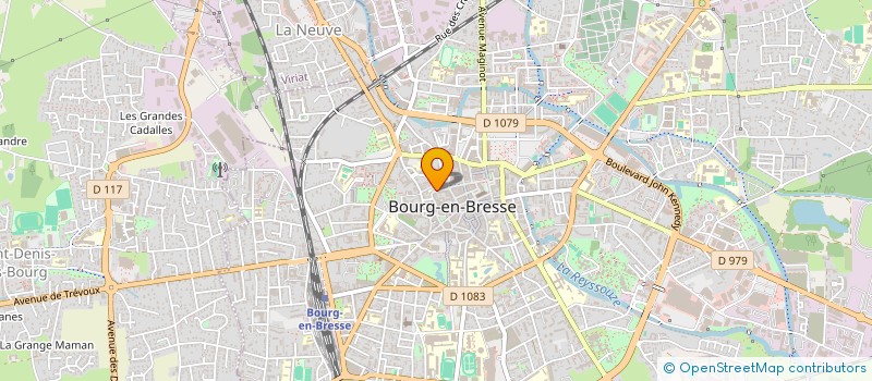 localisation de l'entreprise SCI LES LICES  BOURG-EN-BRESSE