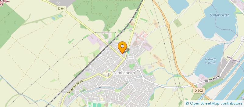 localisation de l'entreprise SCI LES LILAS  GAMBSHEIM