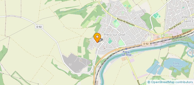 localisation de l'entreprise SCI LES LILAS  PRECY-SUR-OISE