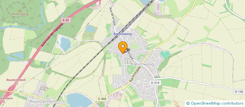 localisation de l'entreprise SCI LES LILAS  ROUNTZENHEIM-AUENHEIM