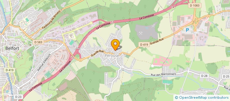 localisation de l'entreprise SCI LES LILAS à PEROUSE