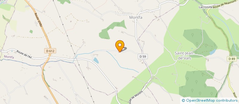 localisation de l'entreprise SCI LES LILAS à MONTFA