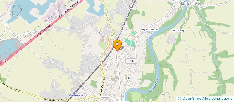 localisation de l'entreprise SCI LES LILAS  CARBONNE