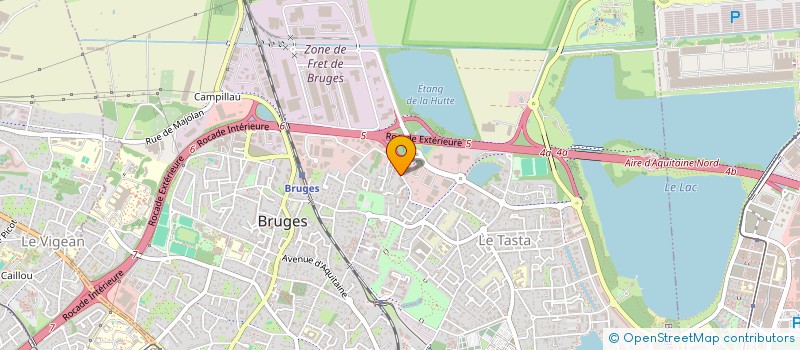 localisation de l'entreprise SCI LES LILAS  BRUGES