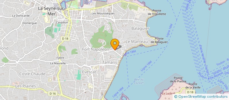 localisation de l'entreprise SCI LES LILAS à LA SEYNE-SUR-MER