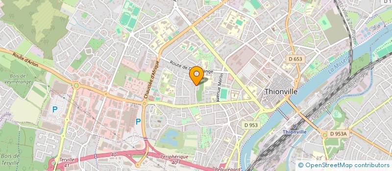 localisation de l'entreprise SCI LES LILAS à THIONVILLE