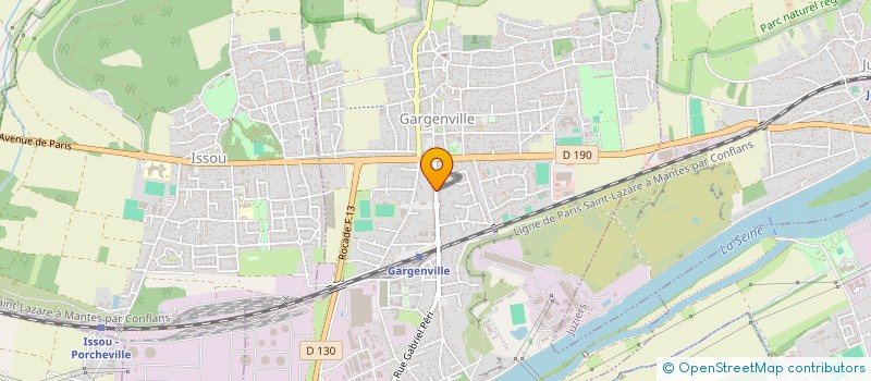 localisation de l'entreprise SCI LES LILAS  GARGENVILLE