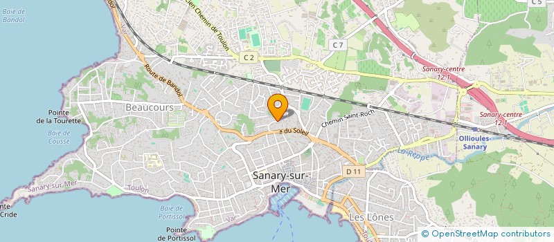 localisation de l'entreprise SCI LES LILAS à SANARY-SUR-MER