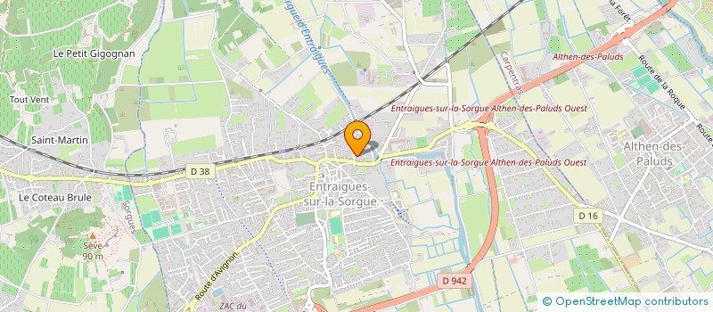 localisation de l'entreprise SCI LES LILAS  ENTRAIGUES-SUR-LA-SORGUE