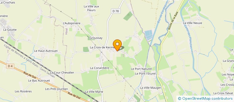 localisation de l'entreprise SCI LES LILAS  HIREL