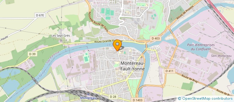 localisation de l'entreprise SCI LES LILAS à MONTEREAU-FAULT-YONNE