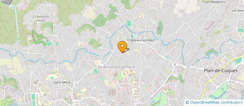 localisation de l'entreprise SCI LES LILAS  MARSEILLE