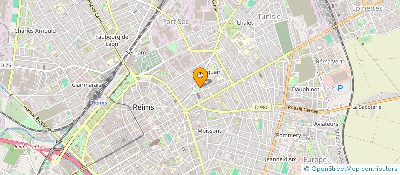 localisation de l'entreprise SCI LES LILAS  REIMS