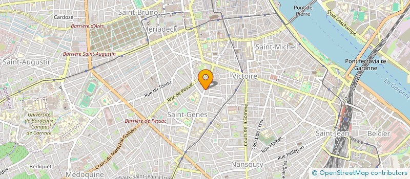 localisation de l'entreprise SCI LES LILAS  BORDEAUX