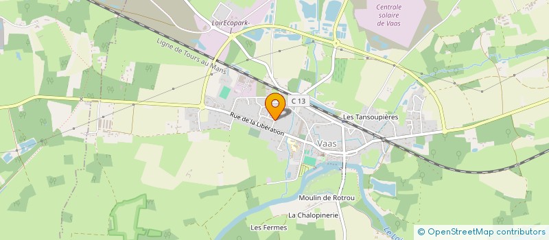 localisation de l'entreprise SCI LES LILAS  MONTVAL-SUR-LOIR