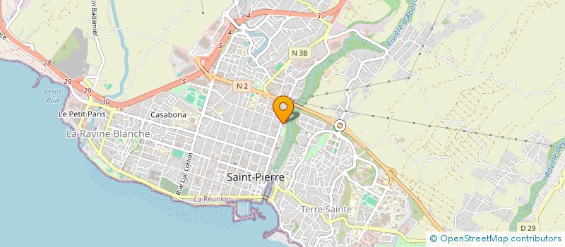 localisation de l'entreprise SCI LES LILAS à SAINT-PIERRE