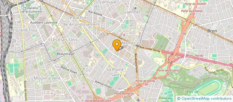 localisation de l'entreprise SCI LES LILAS  LYON