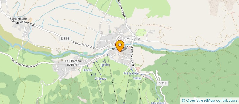 localisation de l'entreprise SCI LES LILAS  ANCELLE