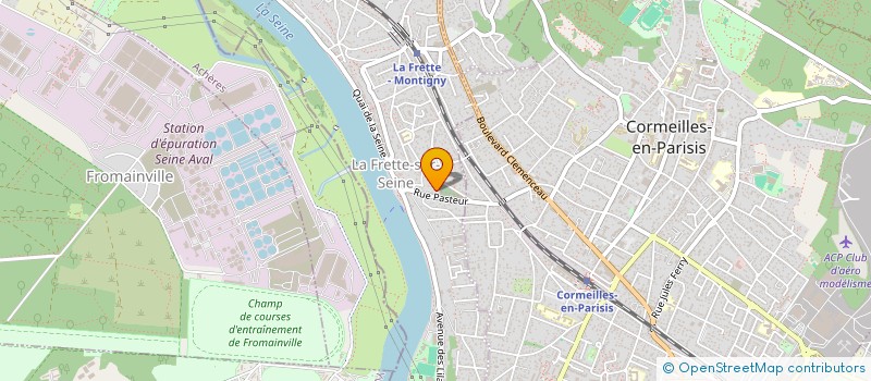 localisation de l'entreprise SCI LES LILAS  LA FRETTE-SUR-SEINE