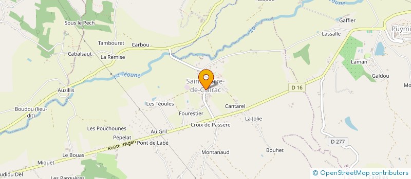 localisation de l'entreprise SCI LES LILAS  SAINT-PIERRE-DE-CLAIRAC