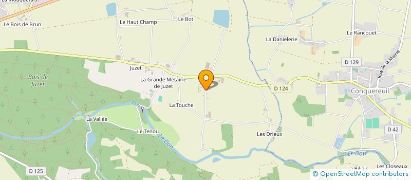 localisation de l'entreprise SCI LES LILAS  GUEMENE-PENFAO