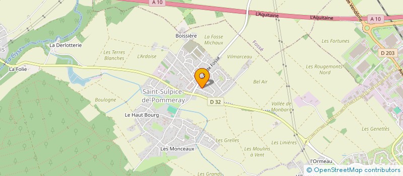 localisation de l'entreprise SCI LES LILAS à VINEUIL