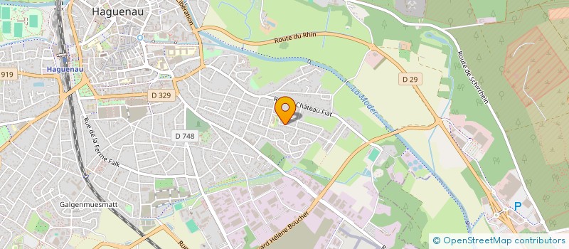 localisation de l'entreprise SCI LES LILAS  HAGUENAU