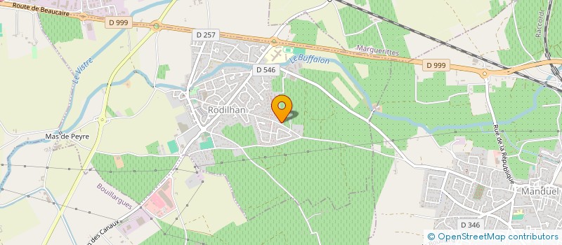 localisation de l'entreprise SCI LES LILAS  RODILHAN