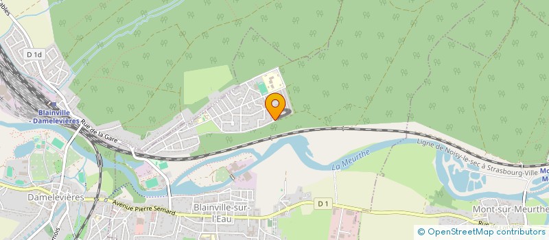 localisation de l'entreprise SCI LES LILAS  BLAINVILLE-SUR-L'EAU